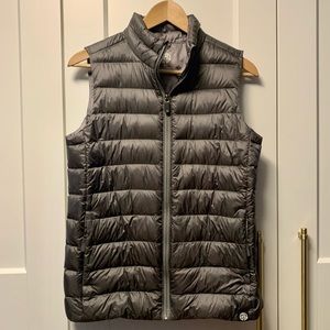 REI Kid’s Charcoal Gray Puffer Down Vest